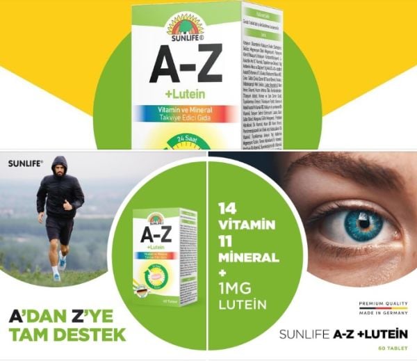 A-z+ Lutein 1 mg 60 Tablet 3 Adet