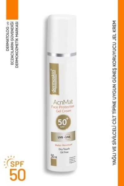 AcnMat SPF 50+ Güneş Koruyucu Jel Krem 50ML