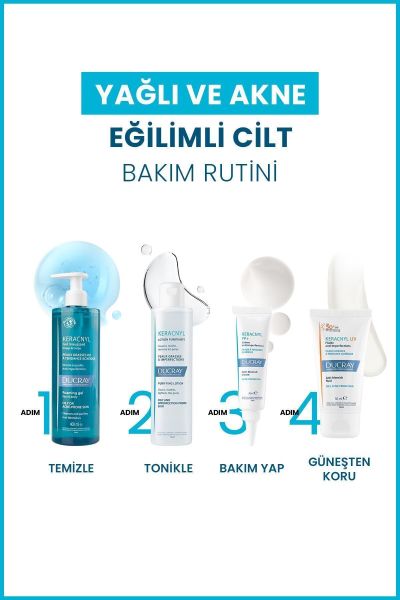 Keracnyl Gel Yağlı ve Akneye Eğilimli Ciltler İçin Temizleme Jeli 400 ml