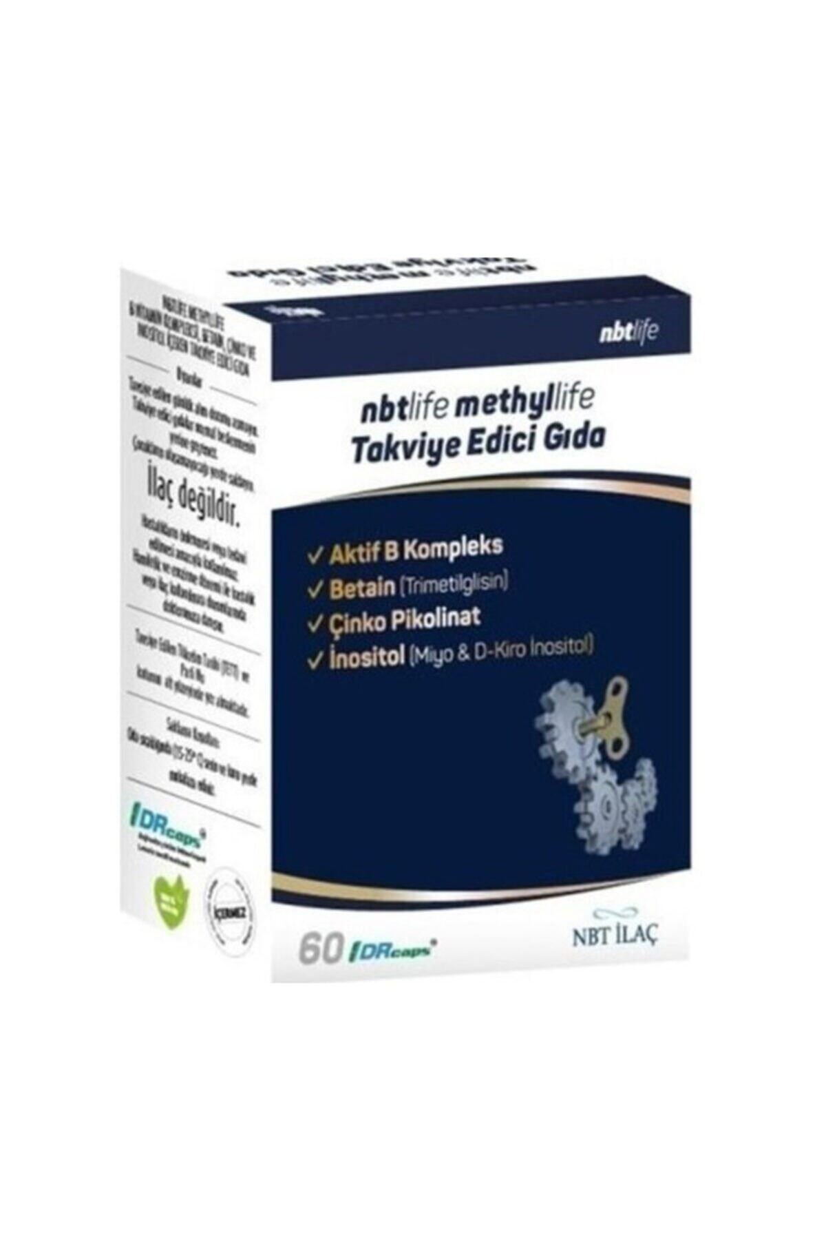 NBT Life Methyllife B Vitamin Kompleksi Içeren Takviye Edici Gıda 60 Kapsül