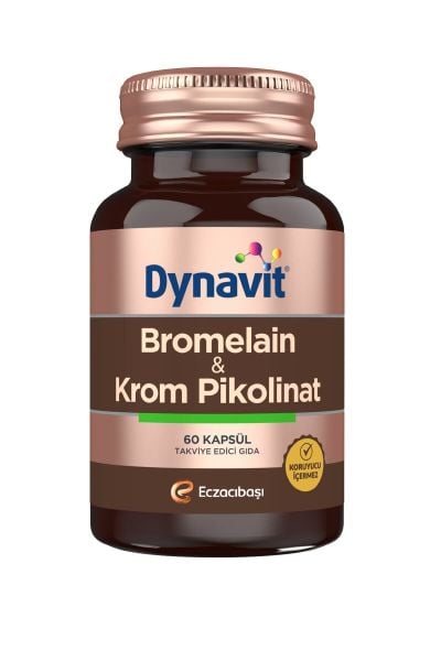 Bromelain & Krom Pikolinat 60 Kapsül