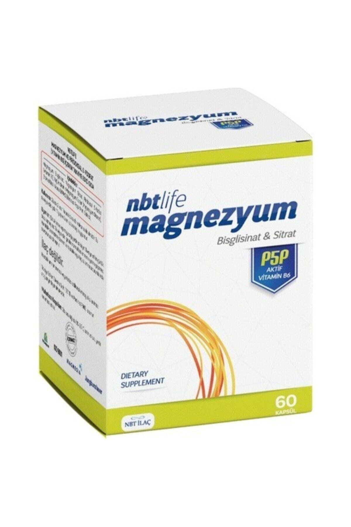Nbt Life Magnezyum P5p Vitamin B6 60 Kapsül