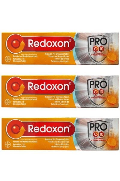 Redoxon Pro 15 Efervesan Tablet 3 Adet