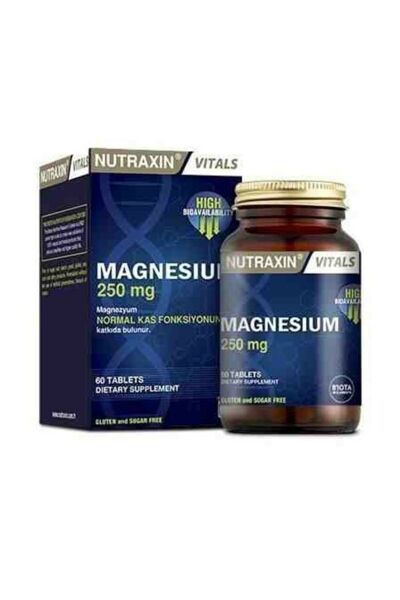 NUTRAXIN Magnesium 250 Mg 60 Tablet