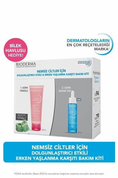Nemsiz Ciltler İçin Dolgunlaştırıcı Bakım Seti