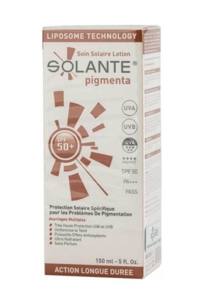 Solante Pigmenta Koyu Lekelere Karşı Güneş Losyonu Spf 50+ 150 ml