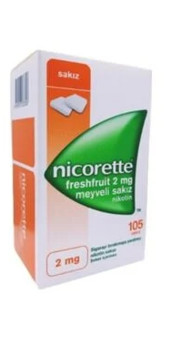 1 Nıcorette Freshfruit 2 Mg Meyveli Nikotin Sakızı 105
