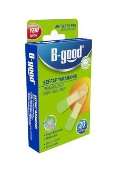 B-GOOD Şeffaf Yara Bandı 20'Li