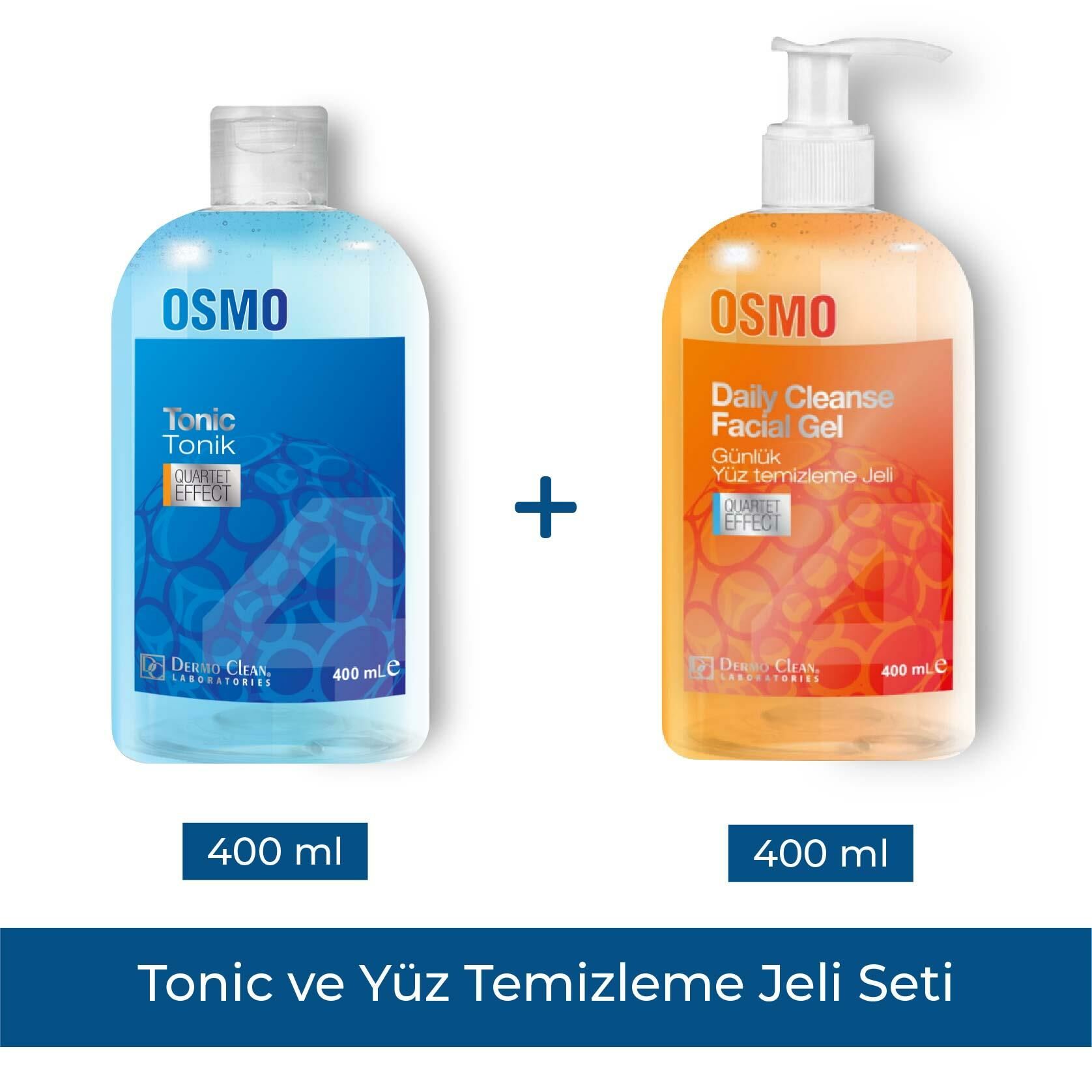 DERMO CLEAN OSMO GÜNLÜK YÜZ TEMİZLEME JELİ + OSMO TONİC