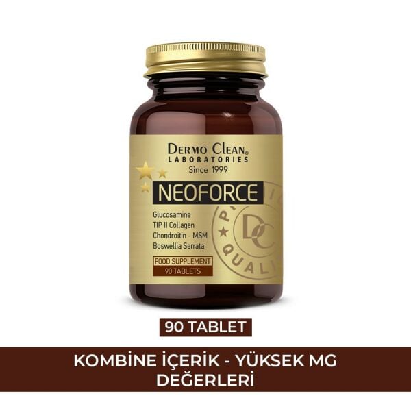 NEOFORCE GLUCOSAMİNE, CHONOROİTİN MSM, TİP 2 COLLAGEN, HYALURONİC ACİD 90 TABLET
