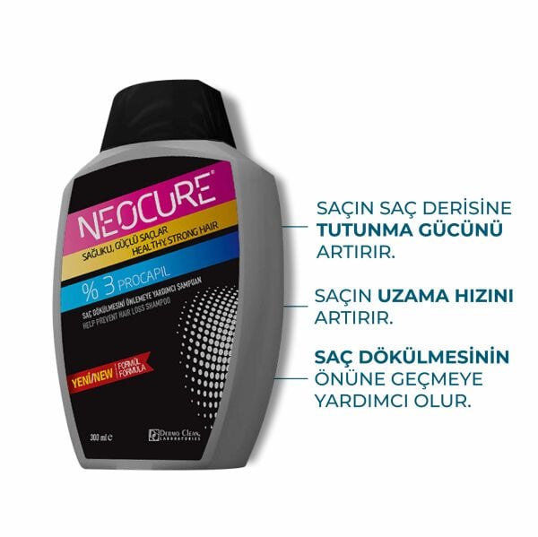 DERMO CLEAN NEOCURE SAÇ EKİMİ SONRASI ŞAMPUAN 300 ML