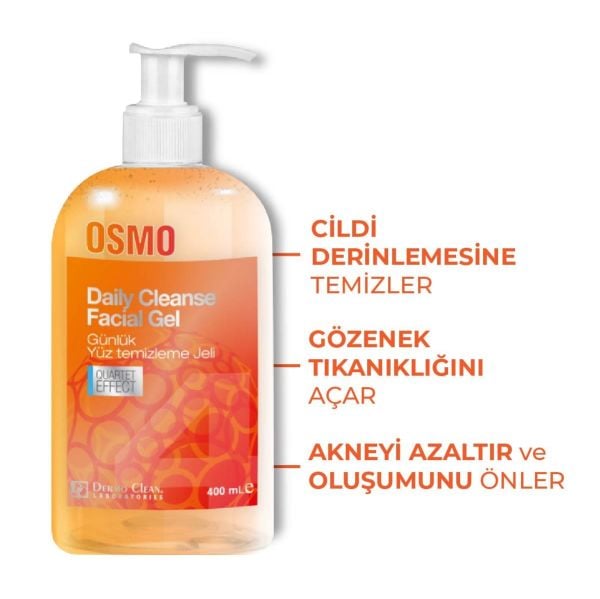 OSMO GÜNLÜK YÜZ YIKAMA JELİ 400 ML