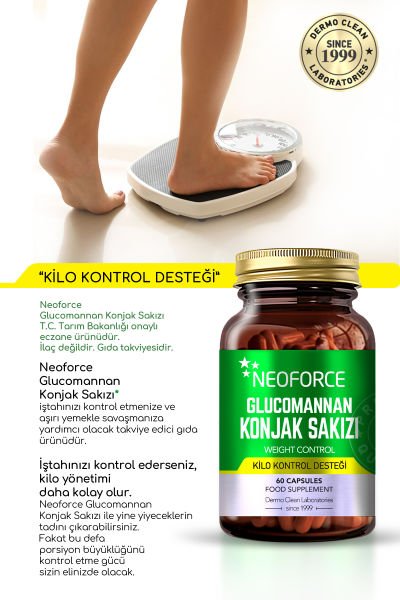 NEOFORCE GLUCOMANNAN KONJAK SAKIZI + NEOCURE ANTİ SELÜLİT TERMAL KREM 200 ML