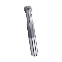 8mm 2 AĞIZ KISA KÜRE PARMAK FREZE HSS
