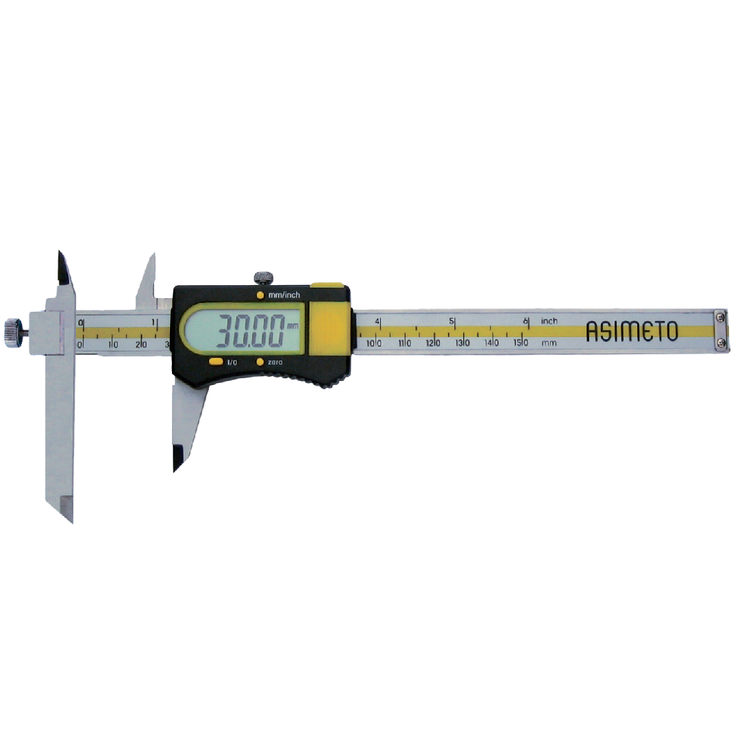 Asimeto Ayarlanabilir Çeneli Dijital Kumpas 0-150x0,01 mm