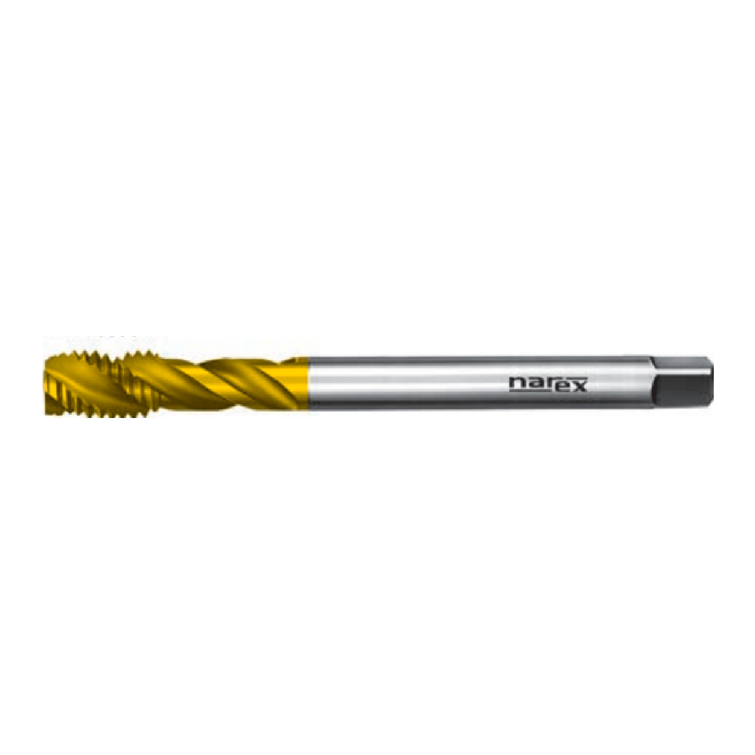 Narex G1/4 inç-19 Uzun Boru Diş Makina Kılavuzu Dın5156/C Hsse Tin 4052