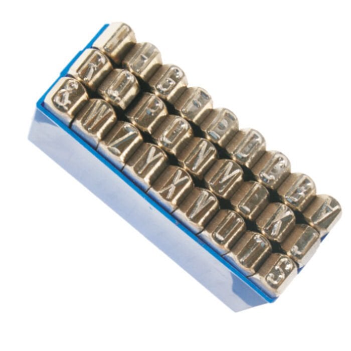 8mm MASUS HARF TAKIMI NİKEL KAPLI