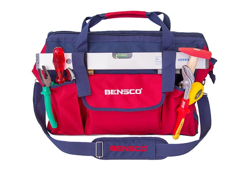 Bensco BSC08 18'' Fermuarlı Bez Alet Taşıma Çantası
