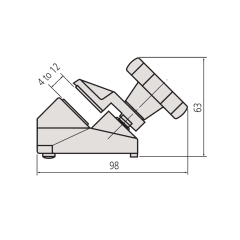 Mitutoyo 156-105-10 Mikrometre İçin Stand 50 mm