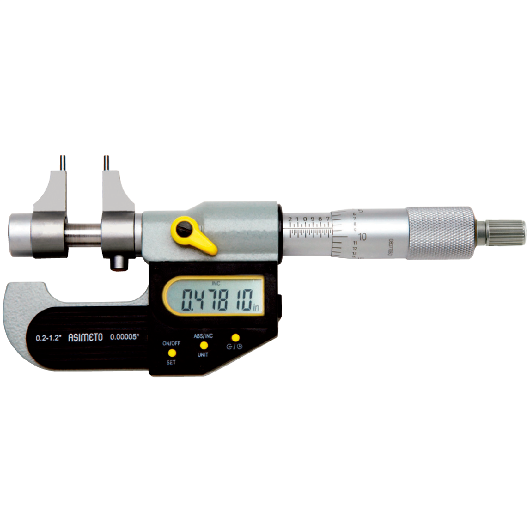 Asimeto Dijital İç Çap Mikrometre 5-30x0,001 mm