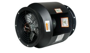 FRTF Yuvarlak K. Tipi Aksiyal Tüp Fan (Motor Hava Akımı Dışında 180* Dayanımlı)