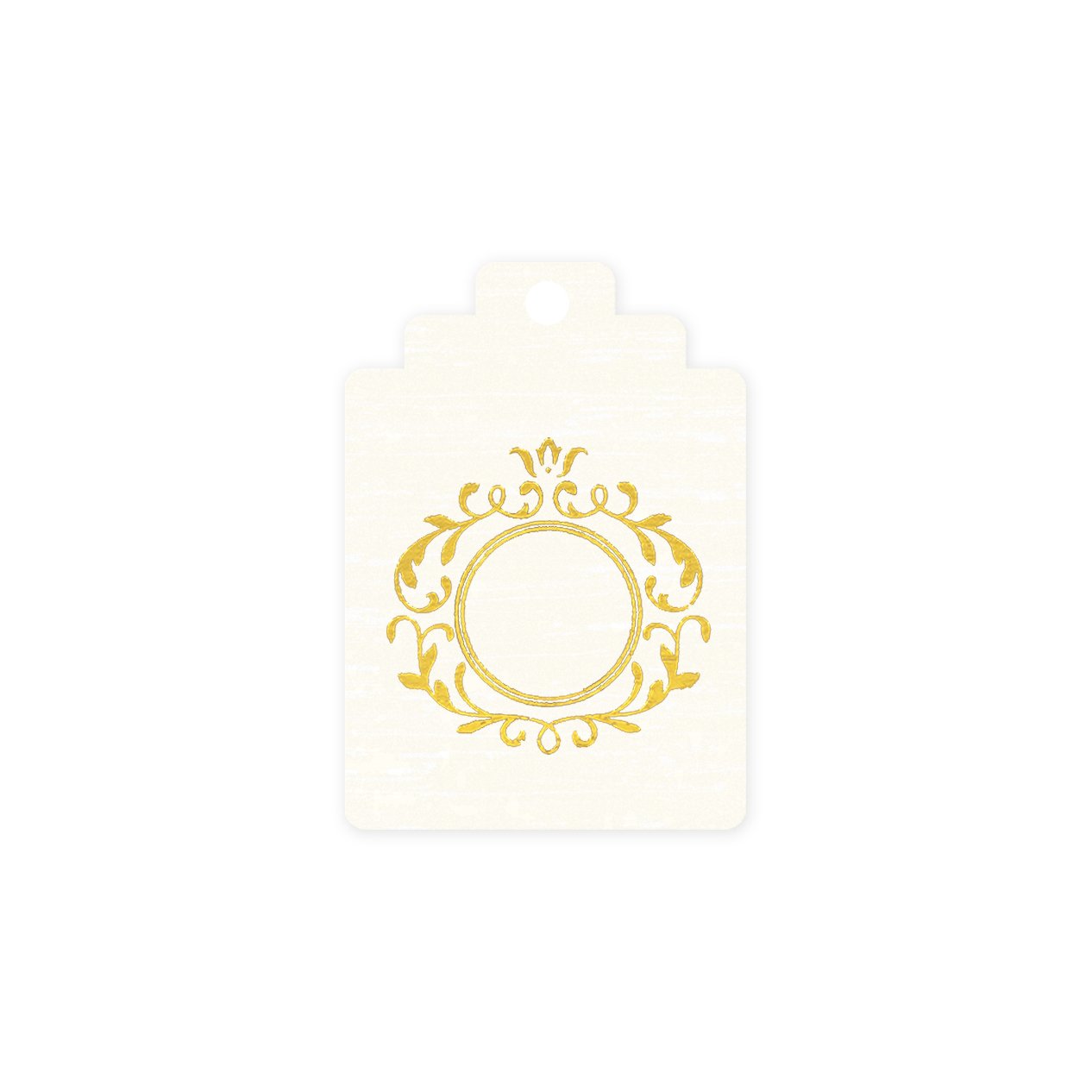 Krem Altın Karton Etiket