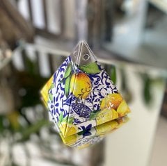 Limon Gümüş Piramit Kutu