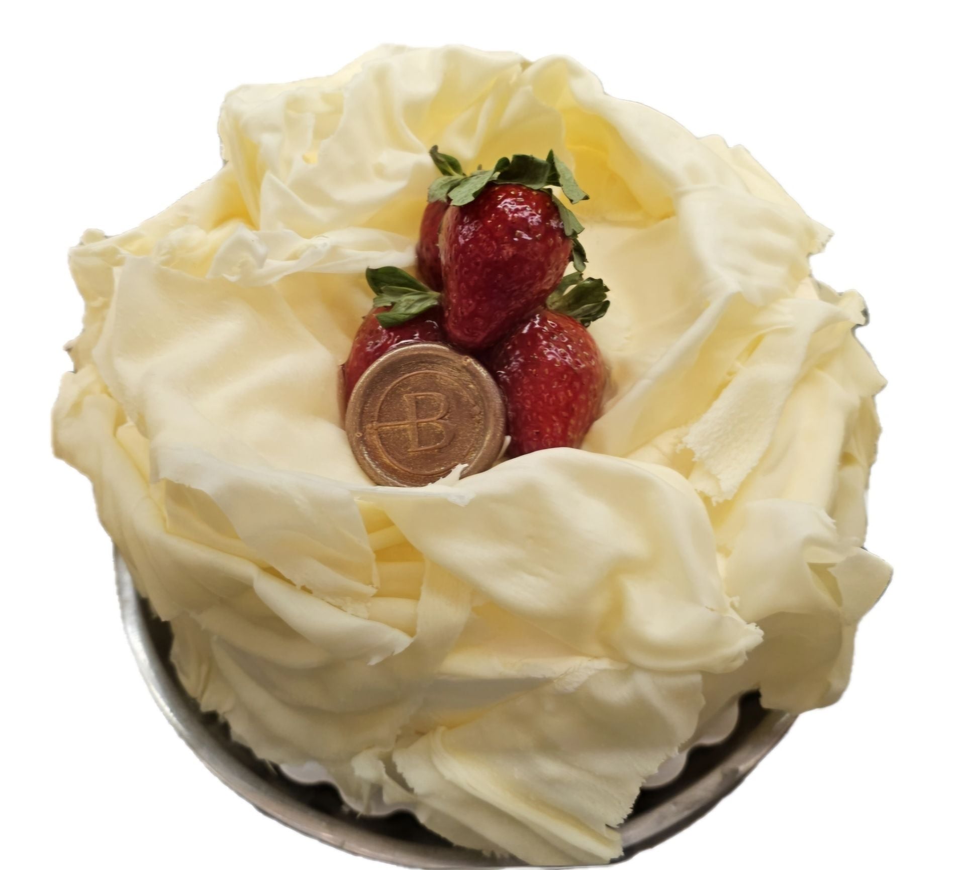 Çilek Bademli Pasta