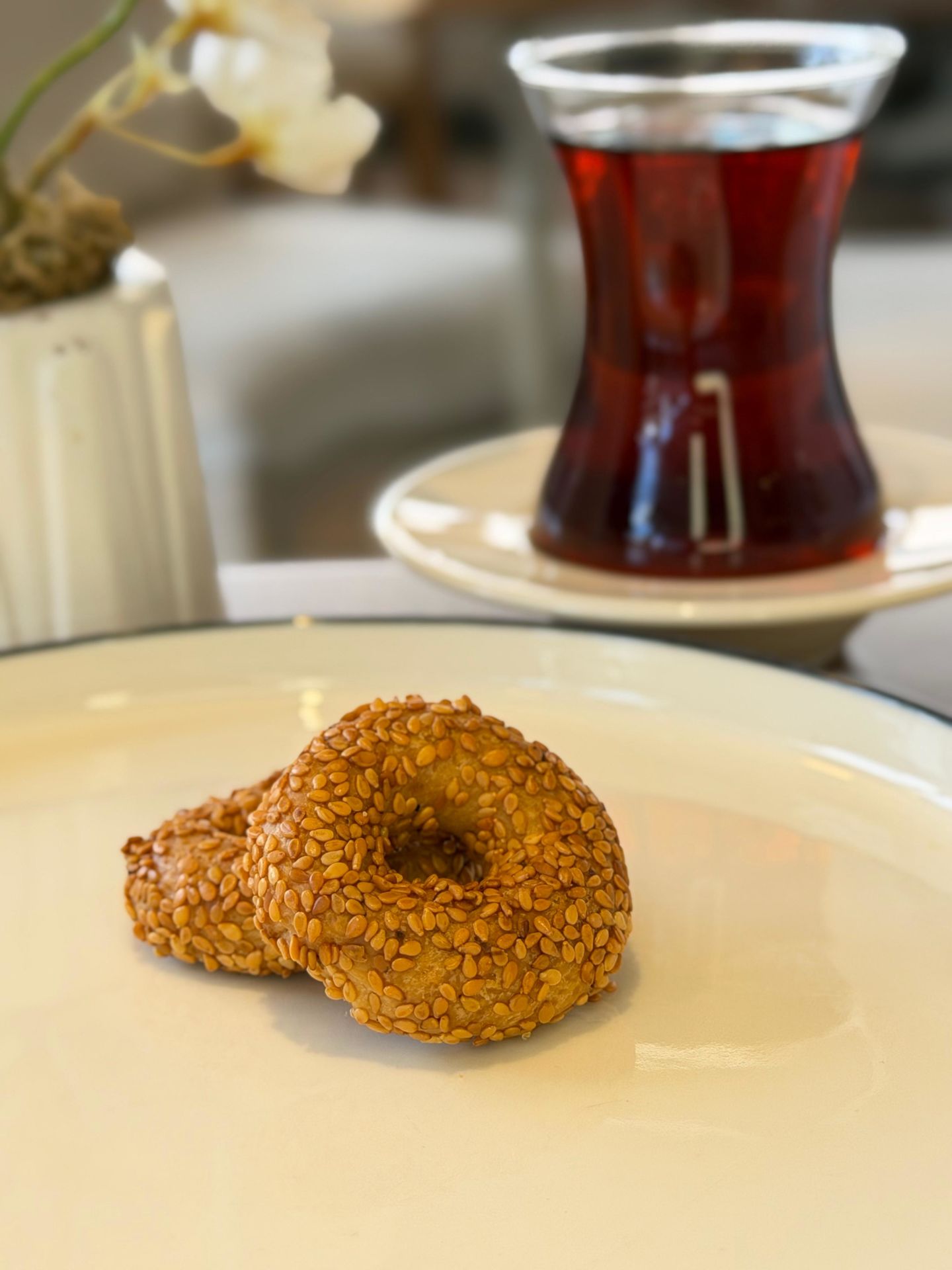 Susamlı Halka Kurabiye