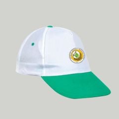 Şapka- Beyaz -Yeşil Logolu (Çocuk / Büyük)