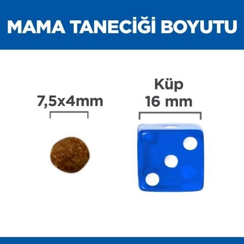 Hills Hassas Mide ve Derili Küçük Irk Tavuklu Yetişkin Köpek Maması 1,5kg