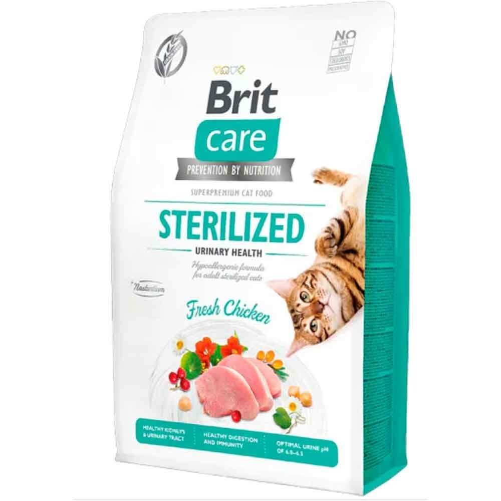 Brit Care Urinary İdrar Yolları Sağlığı için Tavuklu Kısırlaştırılmış Kedi Maması 2 Kg