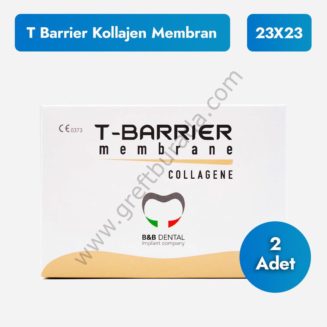 T Barrier  Kollajen Membran 23*23 İkili Kutu