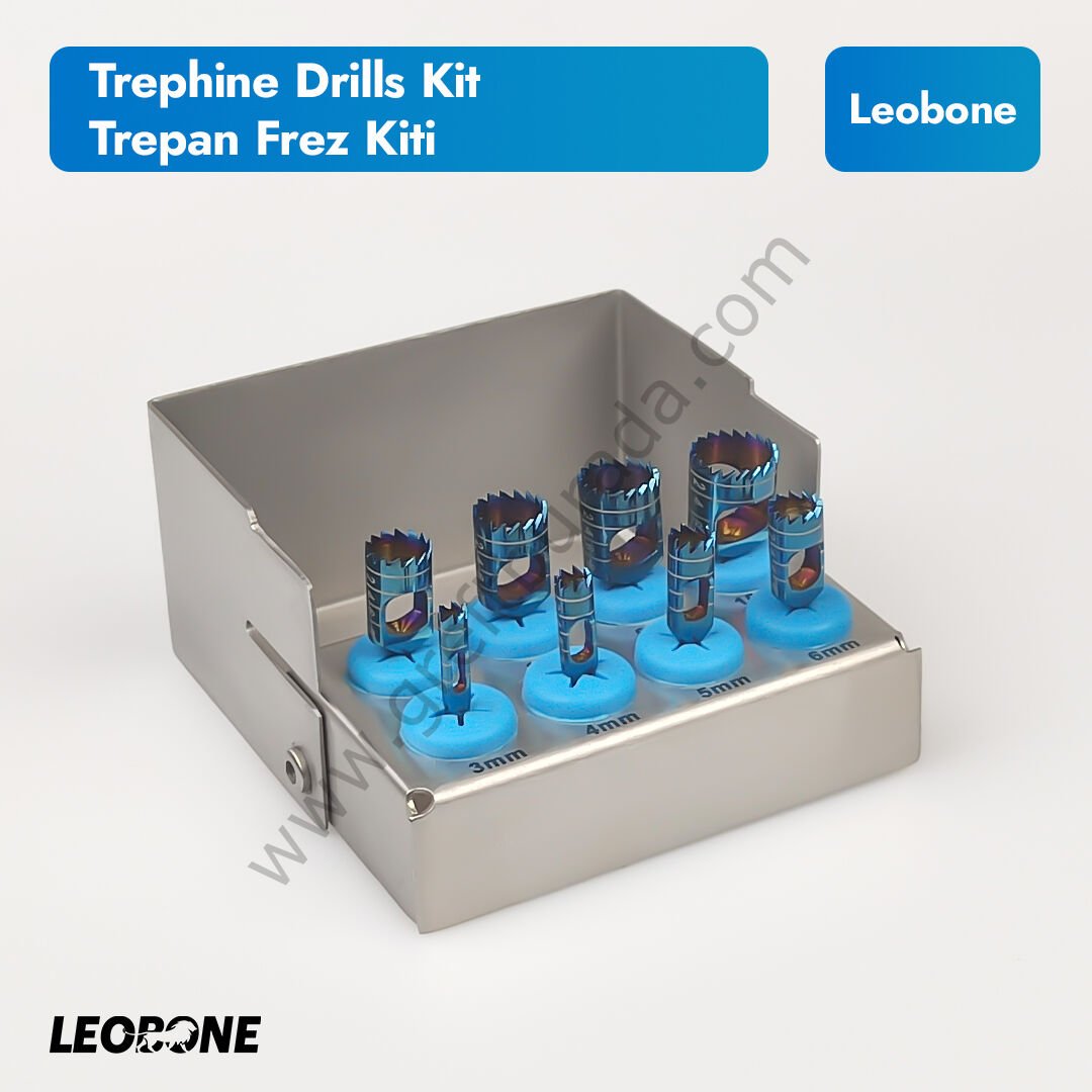 Trephine Drills Kit/ Trepan Frez Seti