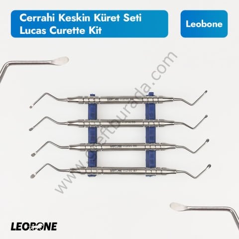 Cerrahi Keskin Küret Seti/Lucas Curette Kit