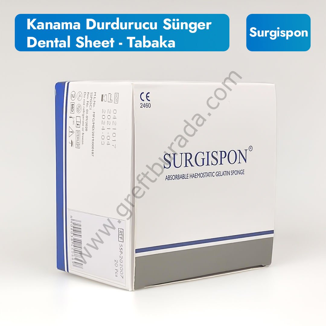 Surgispon Kanama Durdurucu Sünger(Dental Sheet-Tabaka)