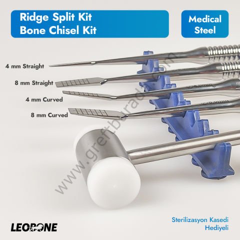 Ridge Split Kit (Bone Chisel Kit) Kemik Keski Seti
