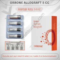 Orbone Allograft 5 cc (1-1-1-2) Ekonomik Paket