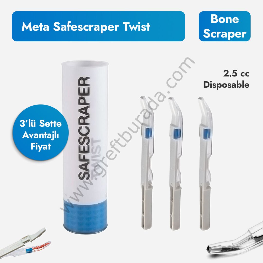 Meta Safescraper Twist Kemik Kazıyıcı