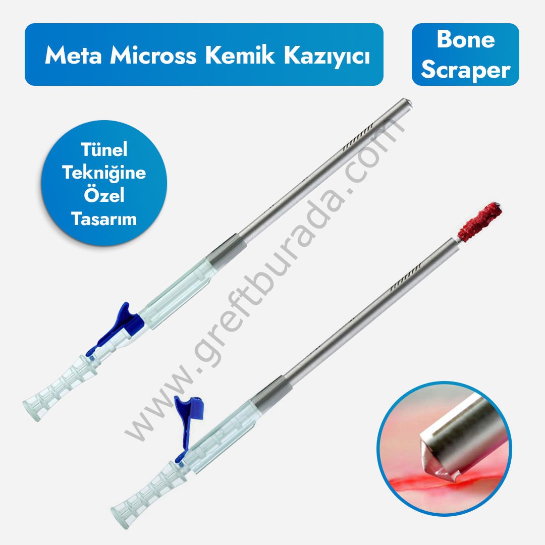 Meta Micross Kemik Kazıyıcı - Bone Scraper