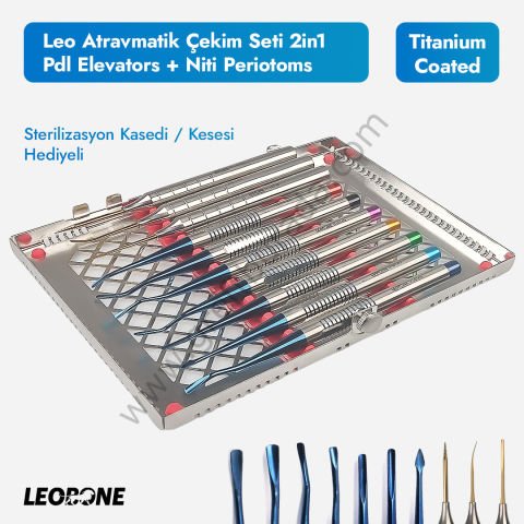 Leo Atraumatic Shooting Set 2in1 (Pdl Elevators+Niti Periotoms)