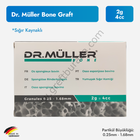 Dr Müller Bone Sığır Kaynaklı Greft 2g (4cc)