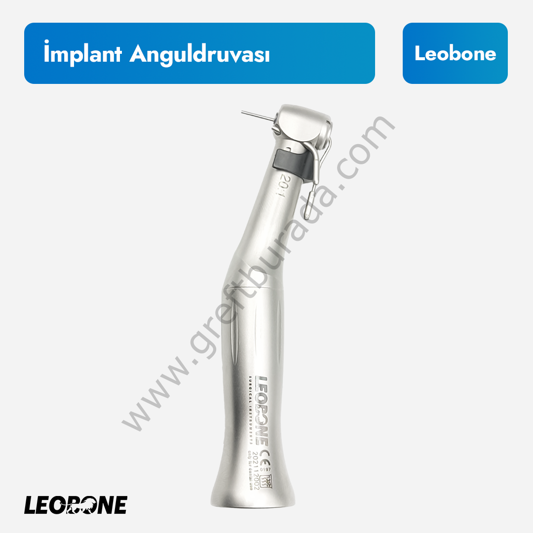 Dental Implant Anguldurvası 20:1 Contra Angle Anguldurva