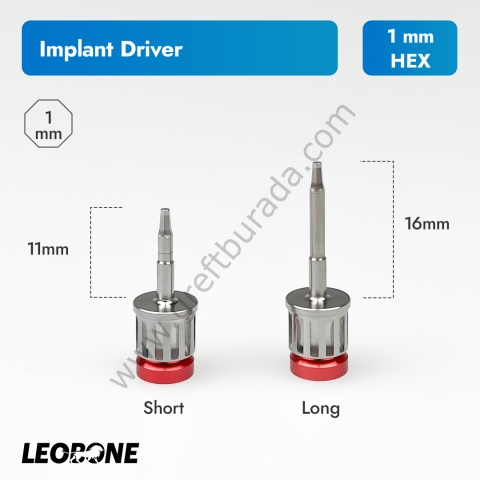 1.0 mm İmplant Hex Anahtarı