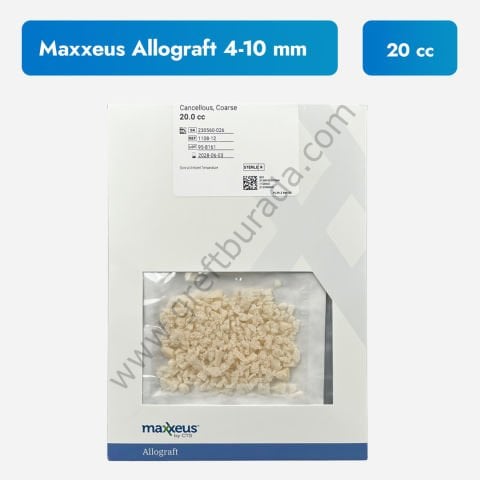 Maxxeus - Allograft 20 cc - İnsan Kaynaklı Kemik Grefti