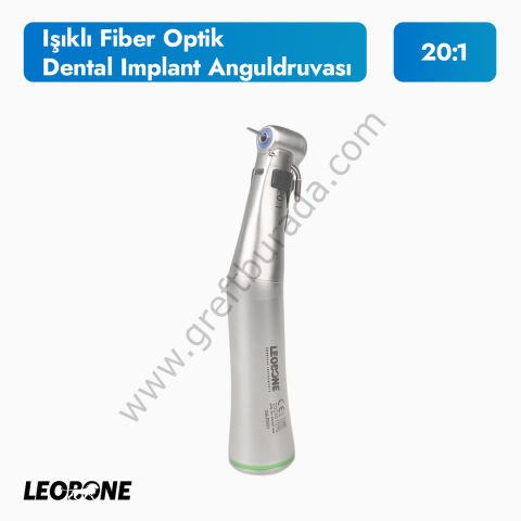 Leobone Illuminated Optical Fibre Dental Implant Contra Angle Handpiece