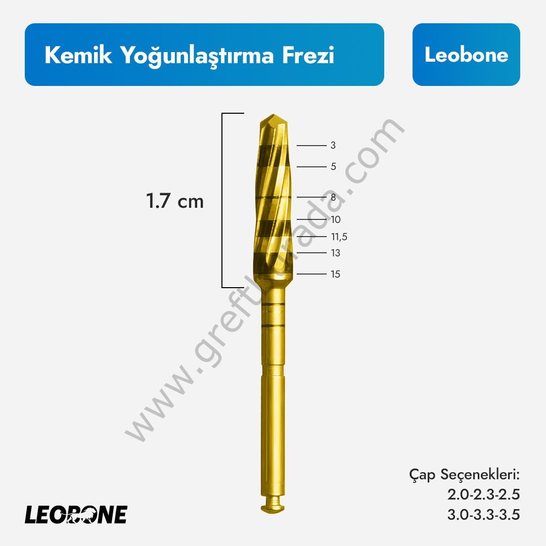 Kemik Sıkılaştırma Frezi 2-3 mm