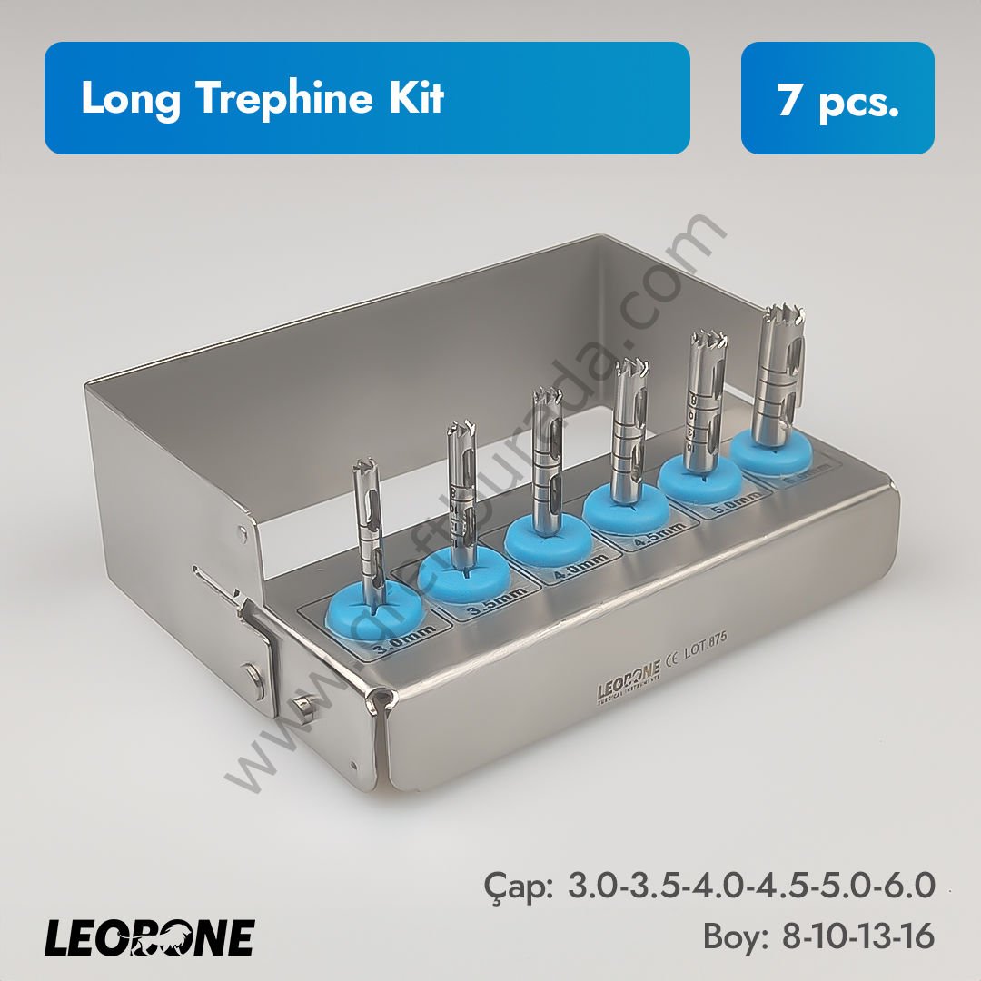 Long Trephine Kit/Uzun Trepan Set
