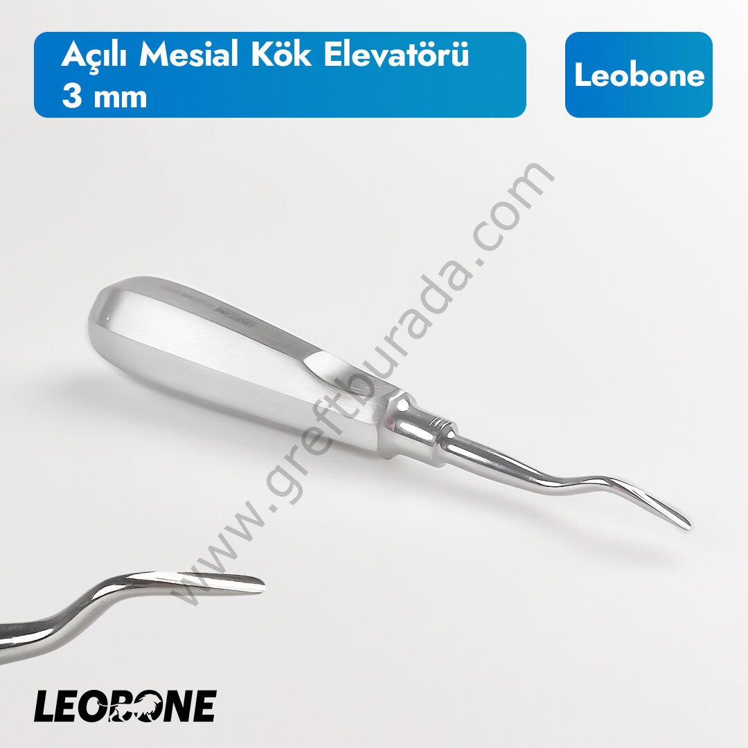 Açılı Mesial Kök Elevatörü 3 mm