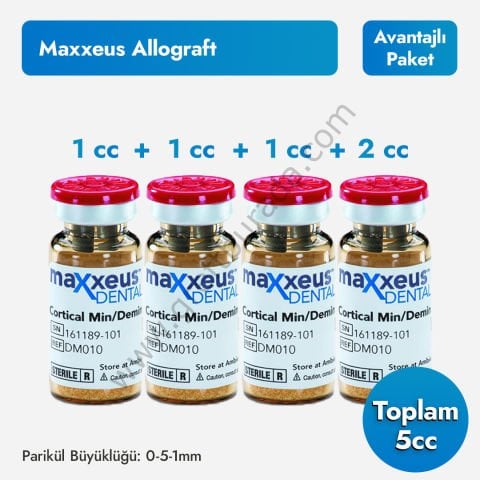 Maxxeus Allograft Avantajlı Paket 1 (5cc)